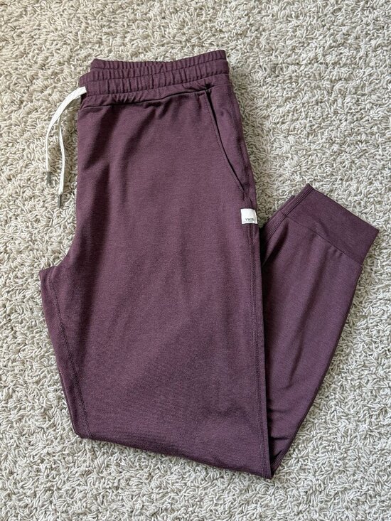 Vuori Pants - Vuori Women's Performance Joggers Smoked Plum Size S